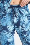 Zivame Indigo Wild Knit Poly Pyjama Set - Moonlight Ocean — thumbnail 7